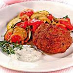 recette Boulettes de viande au poivrons, sauce "fromagère"