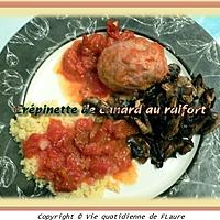 recette Crépinette de canard au raifort