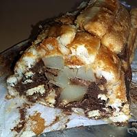 recette Gâteau roulé de boudoir au chocolat et a la poire