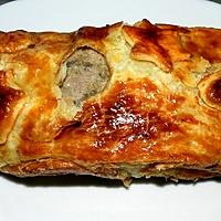 recette Pain de viande aux champignons en croûte en habit de fête