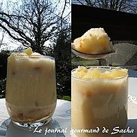 recette Bavarois pina colada,