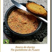 recette Beurre de chorizo