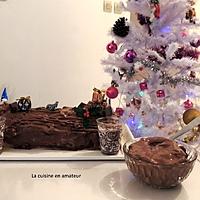 recette Bûche à la mousse chocolat