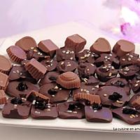 recette Chocolats de Noël aux griottes