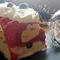 recette Bûche glacée vanille, framboise meringue sans sorbetière