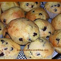 recette Muffins à l'orange et aux pépites de chocolat