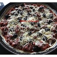 recette Pizza à la bolognaise