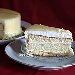 recette GÂTEAU D'ANNIVERSAIRE / GÉNOISE ET GLAÇAGE MIROIR AU CITRON