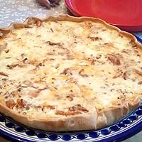 recette Quiche poulet et fourme d'Ambert