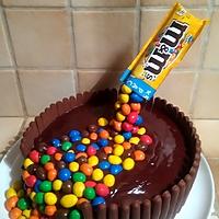 recette Gravity m&m's cake