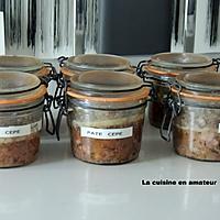 recette Pâté de campagne aux cèpes et cognac