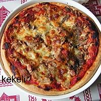 recette Pizza thon mozzarella