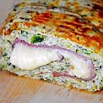 recette Roulé de courgette farci au jambon et fromage