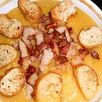 recette Soupe de légumes aux lardons et croutons