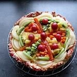 recette Tarte soleil aux fruits en sirop et sa crème pâtissière
