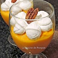 recette Mousse de carottes accompagnée d'une chantilly aux noix