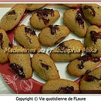 recette Madeleines au Philadelphia Milka