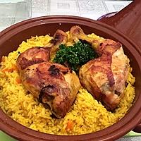 recette POULET ET SON RIZ SAFRANÉ