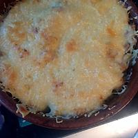 recette Gratin de pâtes au paprika et cheddar