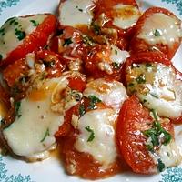 recette POELEE DE TOMATES AU CANTAL