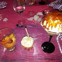 recette Les trois desserts pour un instant  gourmandise   ...........par Lauranou