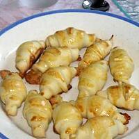 recette Minis croissants aux fromages