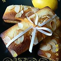 recette Financiers au Citron et aux Amandes