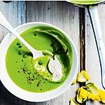 recette Velouté de petits pois au citron
