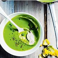 recette Velouté de petits pois au citron