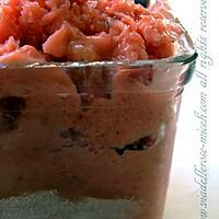 recette Sorbet  mangue-framboises et gingembre confit