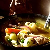 recette Bouillon thai au canard , patate douce et mille légumes