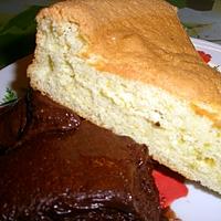 recette Gâteau de Savoie et sa mousse au chocolat