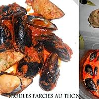 recette MOULES FARCIES AU THON