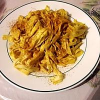 recette Tagliatelles au curry