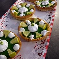 recette Gourmandes  tartelettes façon .. Mojito ..  au citron vert & menthe peppermint