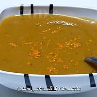 recette Velouté butternut oignons rouges pomme et curcuma frais