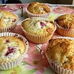 recette Muffins framboise chocolat blanc