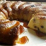 recette Gâteau de semoule façile, raisins vanille caramel