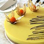 recette Entremet à la crème de citron et son biscuit { sans gluten sans lait sans oeufs }