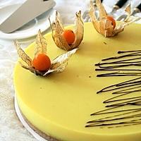 recette Entremet à la crème de citron et son biscuit { sans gluten sans lait sans oeufs }