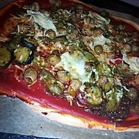 recette Pizza végétarienne