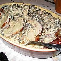 recette Rôti de veau à la crème et aux morilles