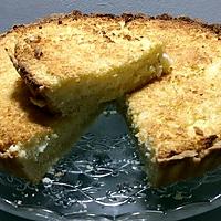 recette Tarte noix de coco sur sa pâte sablée