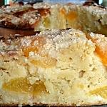 recette Gâteau streusel abricots, amande ou placek revisité
