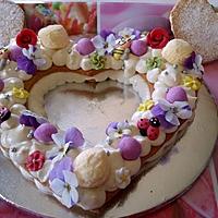 recette Un coeur pour Mémé  Christiane      ...     fleurs    abeilles  et  coccinelles