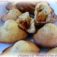 recette Madeleines Verveine Coeur de Caramel