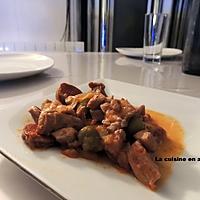 recette Sauté de dinde au chorizo au Cookéo