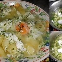 recette SOUPE POMME DE TERRE PERSIL OEUF ET BROCCIU