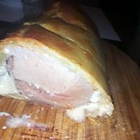 recette Porc feuilleté en croûte au fromages