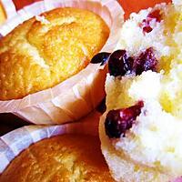 recette Muffins citron et cranberries